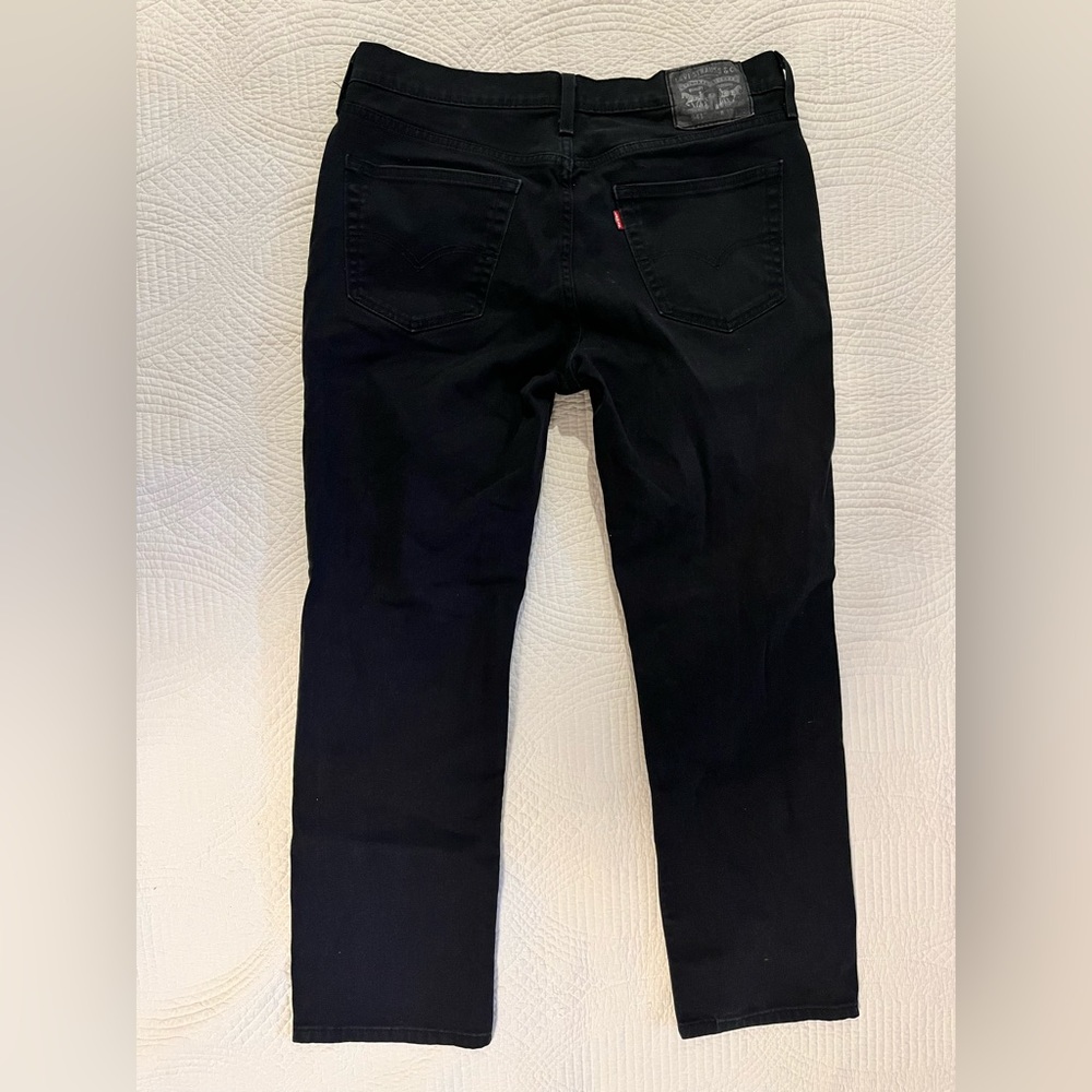 Levis 541 Black, 33” W x 30”L, Like new